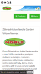 Mobile Screenshot of noblegarden.sk